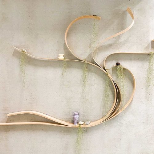 décoration sculpture etagere murale iva • Magdeleine Design • Gamme exclusive